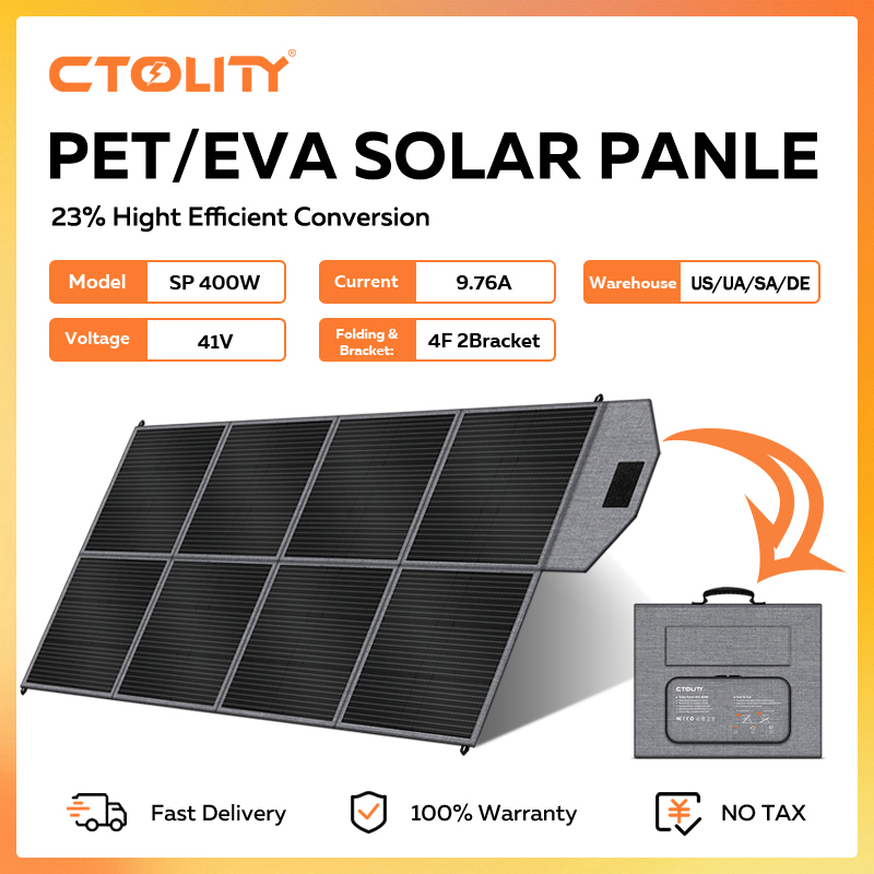 CTOLITY 400W Solar Panel Porta - Rv Solar Kit 400W ulasan dan harga