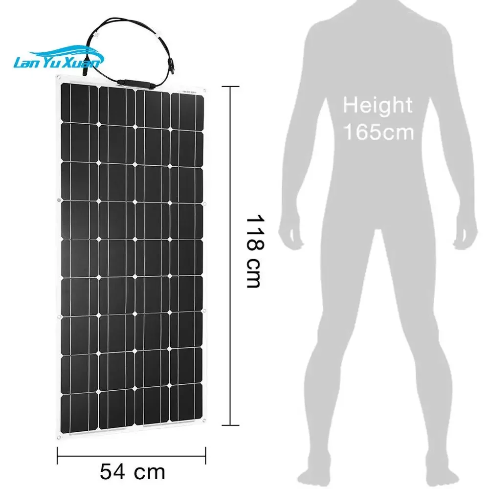 18V 100W 200W 400W Flexible So - Rv Solar Kit 400W ulasan dan harga
