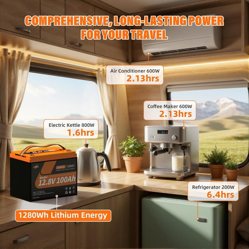 12.8V 100Ah Group 24 LiFePO4 B - Lithium Battery 100Ah ulasan dan harga