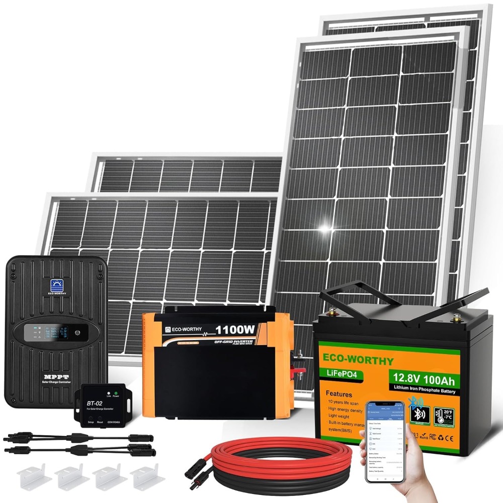 1.6KWH Complete Solar Panel Ki - Rv Solar Kit 400W ulasan dan harga