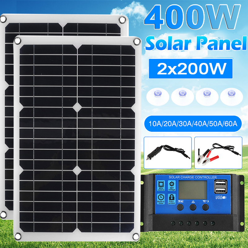200W 400W 18V Solar Panel Kit  - Rv Solar Kit 400W ulasan dan harga