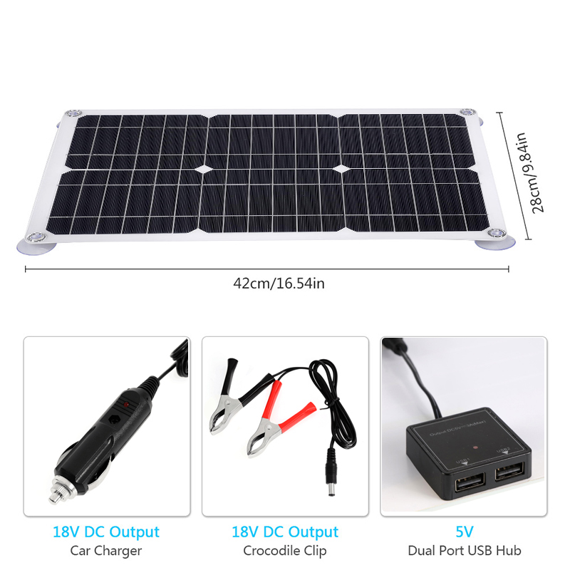 200W 400W 18V Solar Panel Kit  - Rv Solar Kit 400W ulasan dan harga