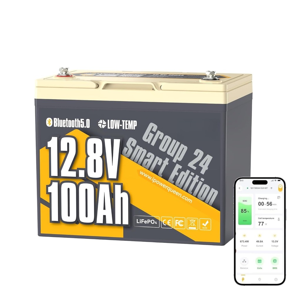 12V 100Ah Group 24 LiFePO4 Bat - Lithium Battery 100Ah ulasan dan harga