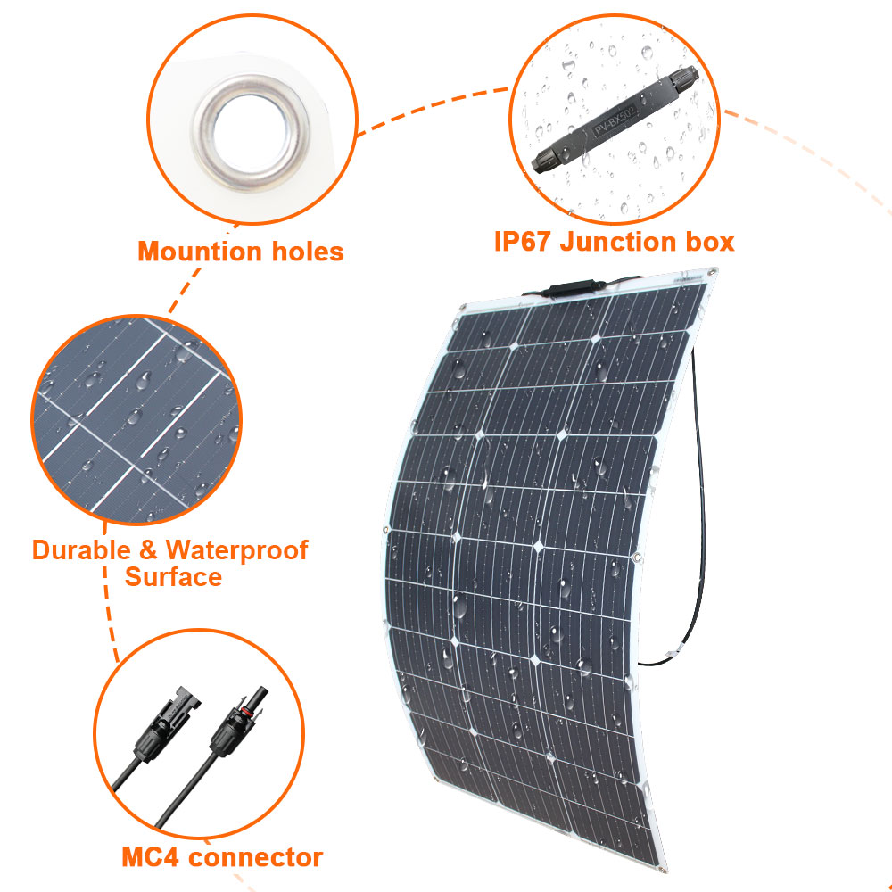 solar panel kit 100w 200w 300w - Rv Solar Kit 400W ulasan dan harga